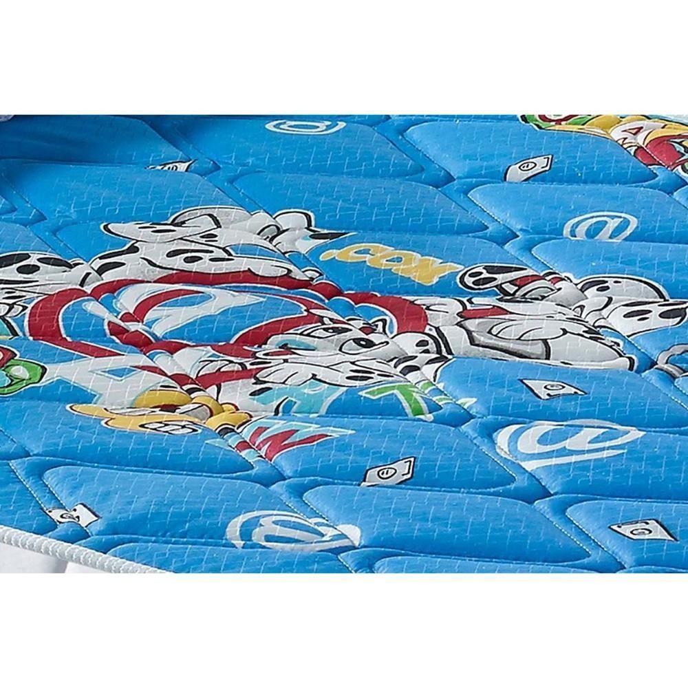 Colchão Solteiro Espuma D20 Mike Blue (88x188x14) - D Angelis Anjos - 2