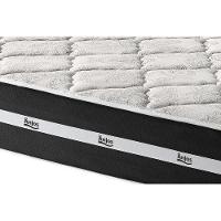 Cama Box Baú Casal: Colchão Molas Ensacadas Superlastic Classic + Base Crc Suede Black (138x188) - 6