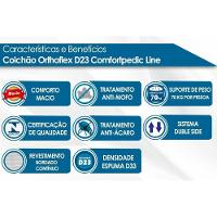 Colchão Casal Espuma D23 Comfortpedic Line (138x188x13) - Orthoflex - 2