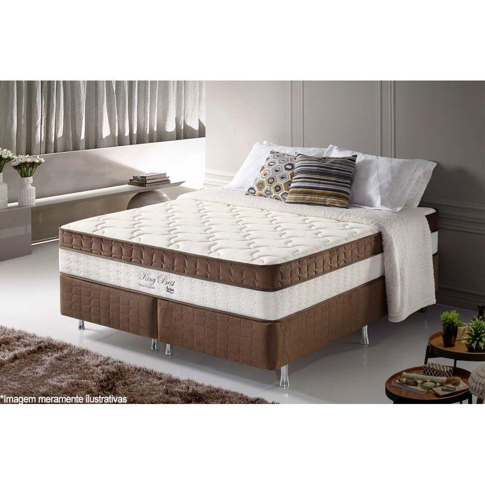Colchão Solteirão Molas Superlastic King Best Euro Pillow Brown (96x203x33) - D Angelis Anjos - 8