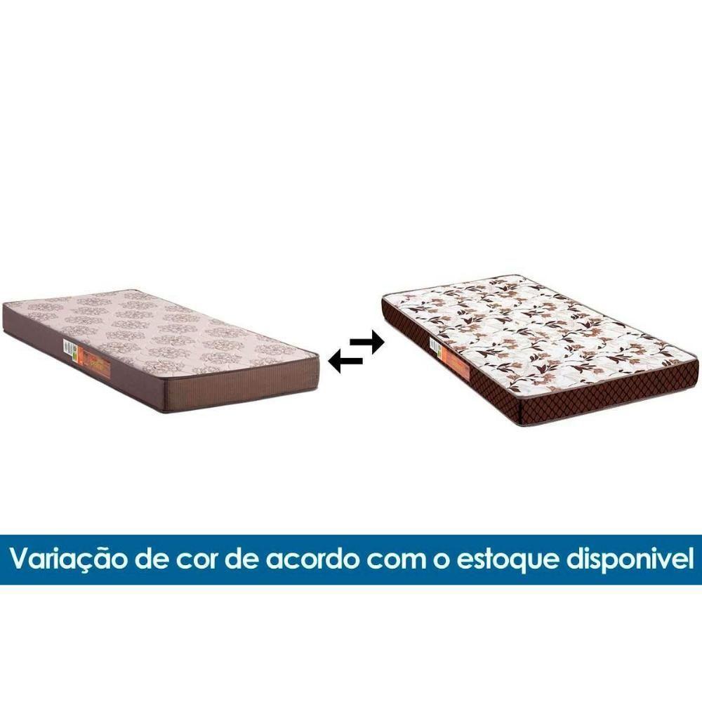 Conjunto Box Baú Casal: Colchão Espuma Polar D28 Pérola Brown + Base Crc Suede Brown (138x188) - 5