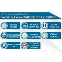 Colchão King Espuma D33 Pérola Premium Gray (193x203x26) - Polar - 2