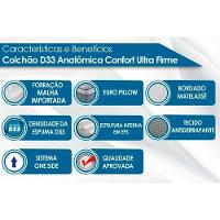 Conjunto Box King: Colchão Espuma Paropas D33 Anatômico Confort Ultra Firme + Base Crc Suede Clean (193x203) - 5