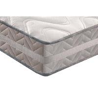 Conjunto Box Casal: Colchão Espuma Paropas D28 - Master Ag80 Prata Double Face 17 + Base Crc Courano White (138x188) - 4