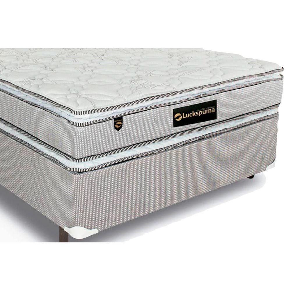 Colchão Solteiro Molas Ensacadas Masterpocket Lucksfaction Plus Pillow Top Gray (88x188x30) - Luckspuma - 2