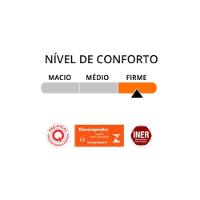 Cama Box Baú Casal: Colchão Molas Masterpocket Ensacadas Luckspuma Esplendor + Base Crc Suede Brown (138x188) - 5