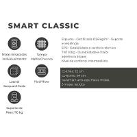 Colchão Queen Molas Ensacadas Masterpocket Smart Classic (158x198x22) - Plumatex - 2