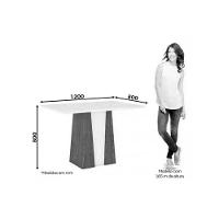 Conjunto Mesa De Cozinha Orus Com Tampo Madeirado 120x80cm E 4 Cadeiras Bella Nature Off White Linho Bege Henn - 7