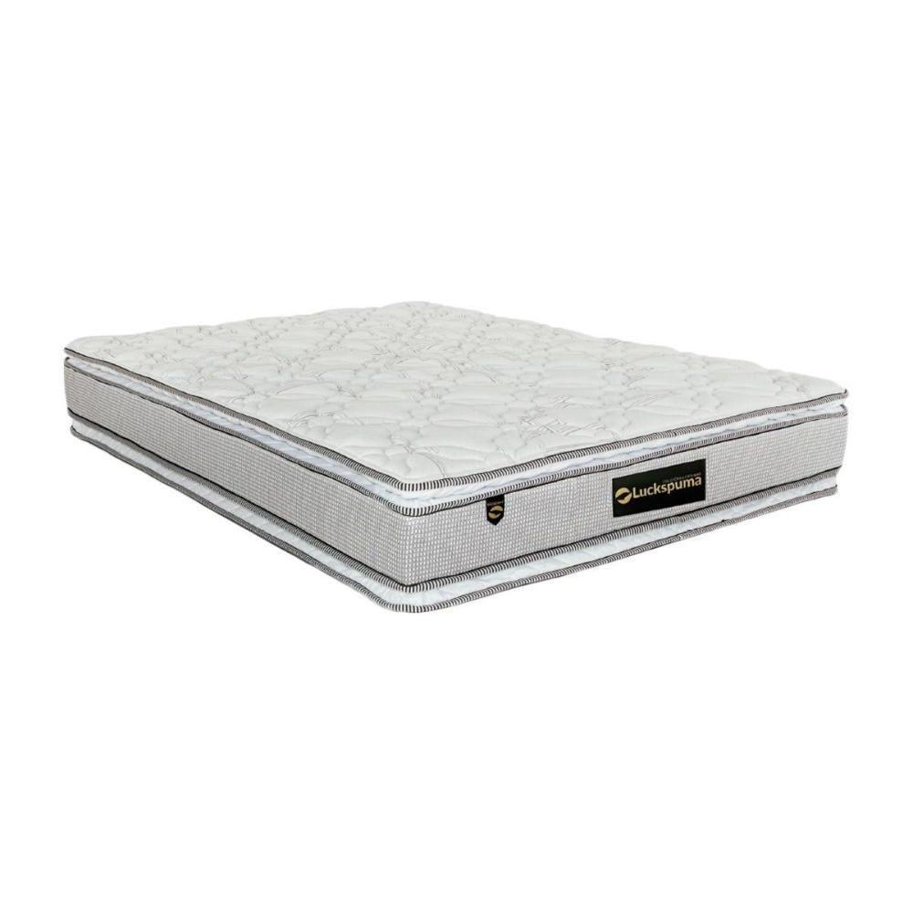 Colchão Casal Molas Ensacadas Masterpocket Lucksfaction Plus Pillow Top Gray (138x188x30) - Luckspuma - 1
