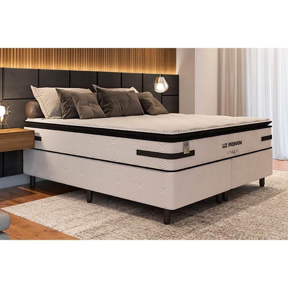 Colchão King Molas Ensacadas Masterpocket Liz Premium D33 (193x203x36) - Plumatex - 2