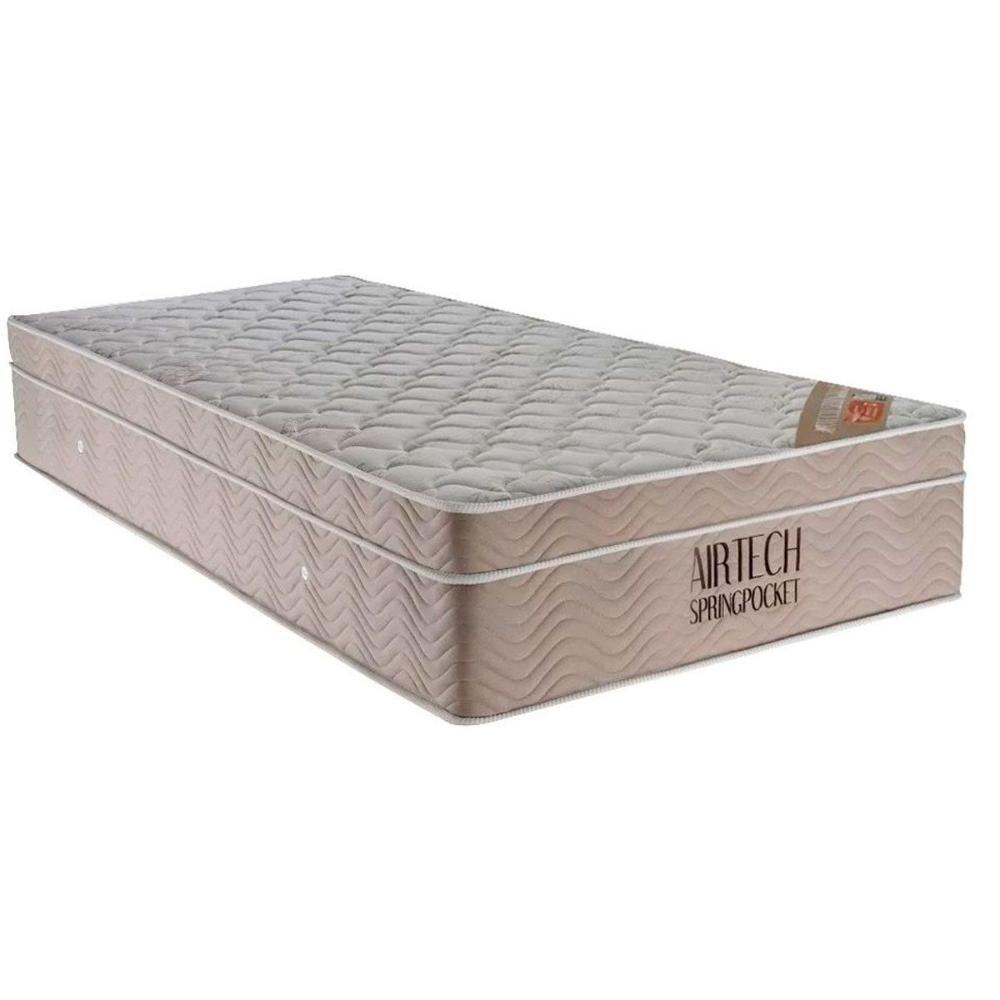Colchão Solteiro Molas Ensacadas Superpocket Airtech Spring Ortopillow (78x188x25) - Ortobom - 1