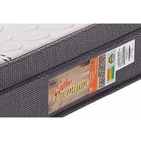 Conjunto Box Viúva: Colchão Espuma Polar D28 Orthopremium Grey + Base Crc Suede Black (128x188) - 5