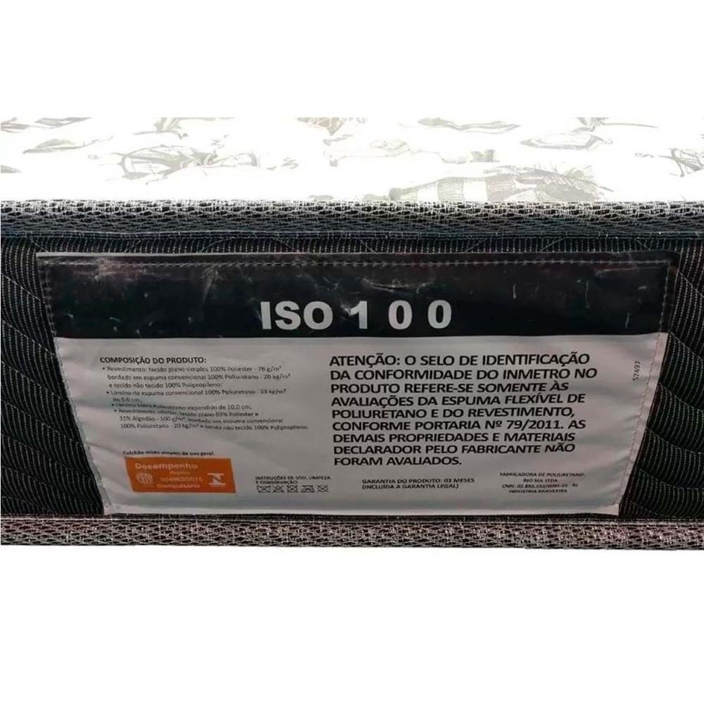 Conjunto Box Casal: Colchão Espuma Ortobom D33 Anatômico Iso 100 Ultra Firme + Base Crc Suede Black (138x188) - 5