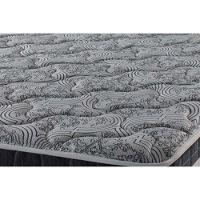 Cama Box Queen: Colchão Molas Ensacadas Black Graphite + Base Crc Suede Gray (158x198) - 6