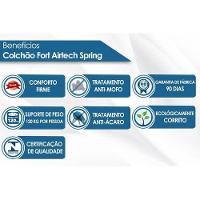 Cama Box Queen: Colchão Molas Superpocket Ensacadas Ortobom Fort Airtech + Base Crc Suede White (158x198) - 5