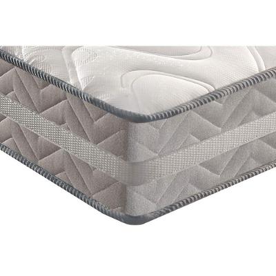 Cama Box Solteiro: Colchão Ortopédico Paropas D28 - Master Prata Double Face 25 + Base Crc Suede Gray (88x188)