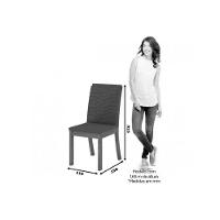 Conjunto Mesa De Cozinha Orus Tampo Madeirado 120x80cm E 6 Cadeiras Isa Nature Off White Suede Marrom Henn - 6