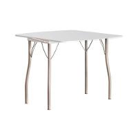 Conjunto Mesa De Cozinha Dobrável E 4 Banquetas 105 Prata Branco Prata Preto Carraro - 9