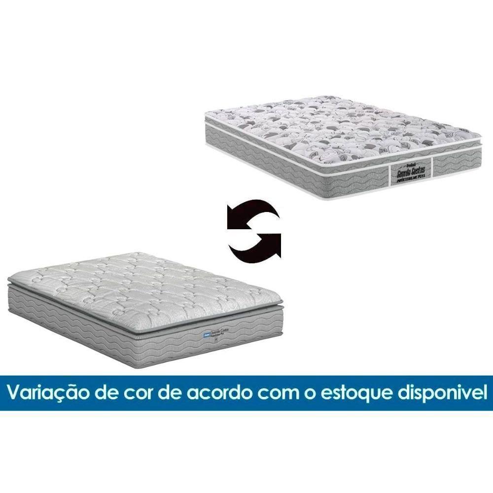 Cama Box Baú Queen: Colchão Espuma D45 Probel Guarda Costas Próextreme Plus + Base Crc Suede Black (158x198) - 8