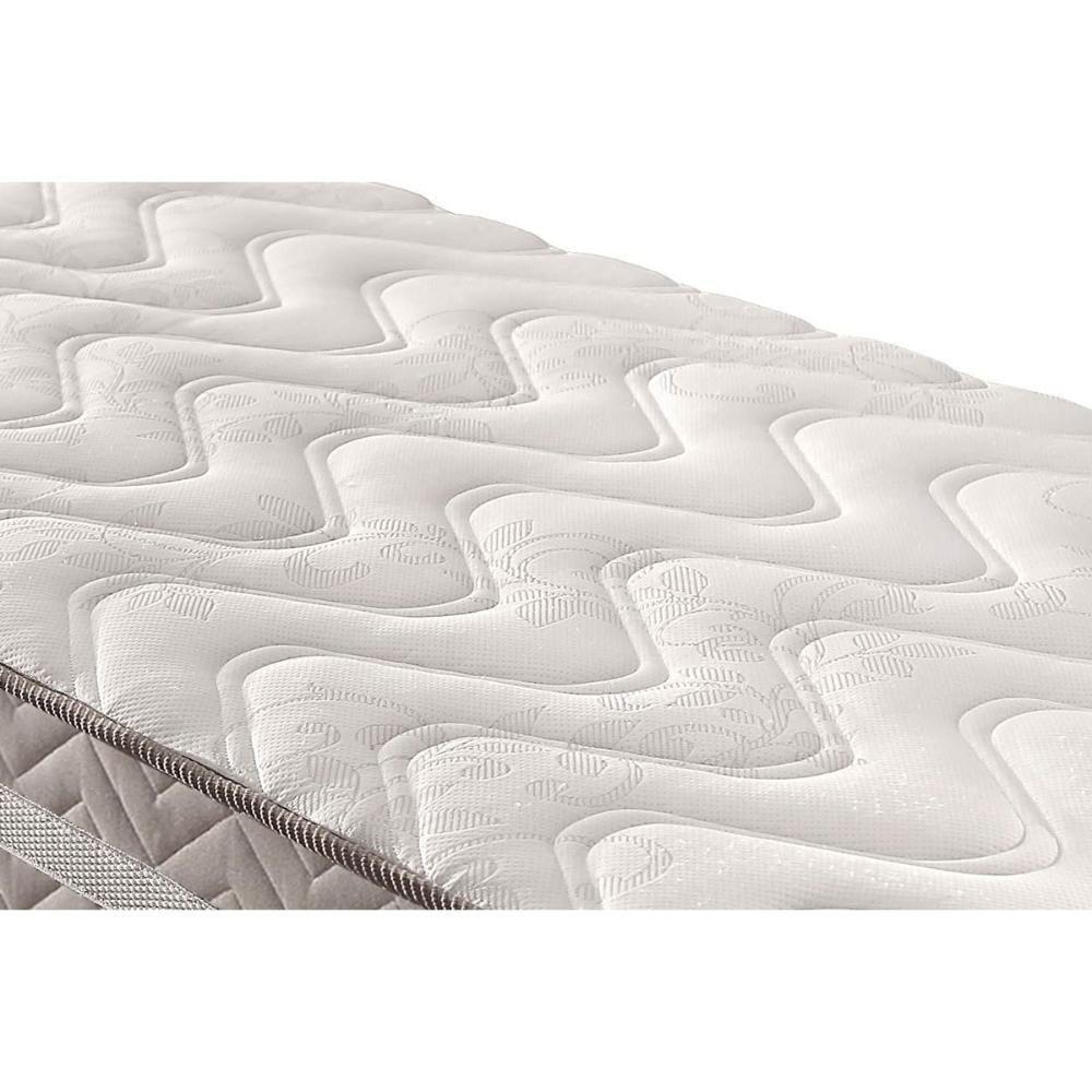 Conjunto Box Baú Casal: Colchão Molas Paropas D33 D45- Pro Sono Double Face Prata + Base Crc Courano White (138x188) - 6