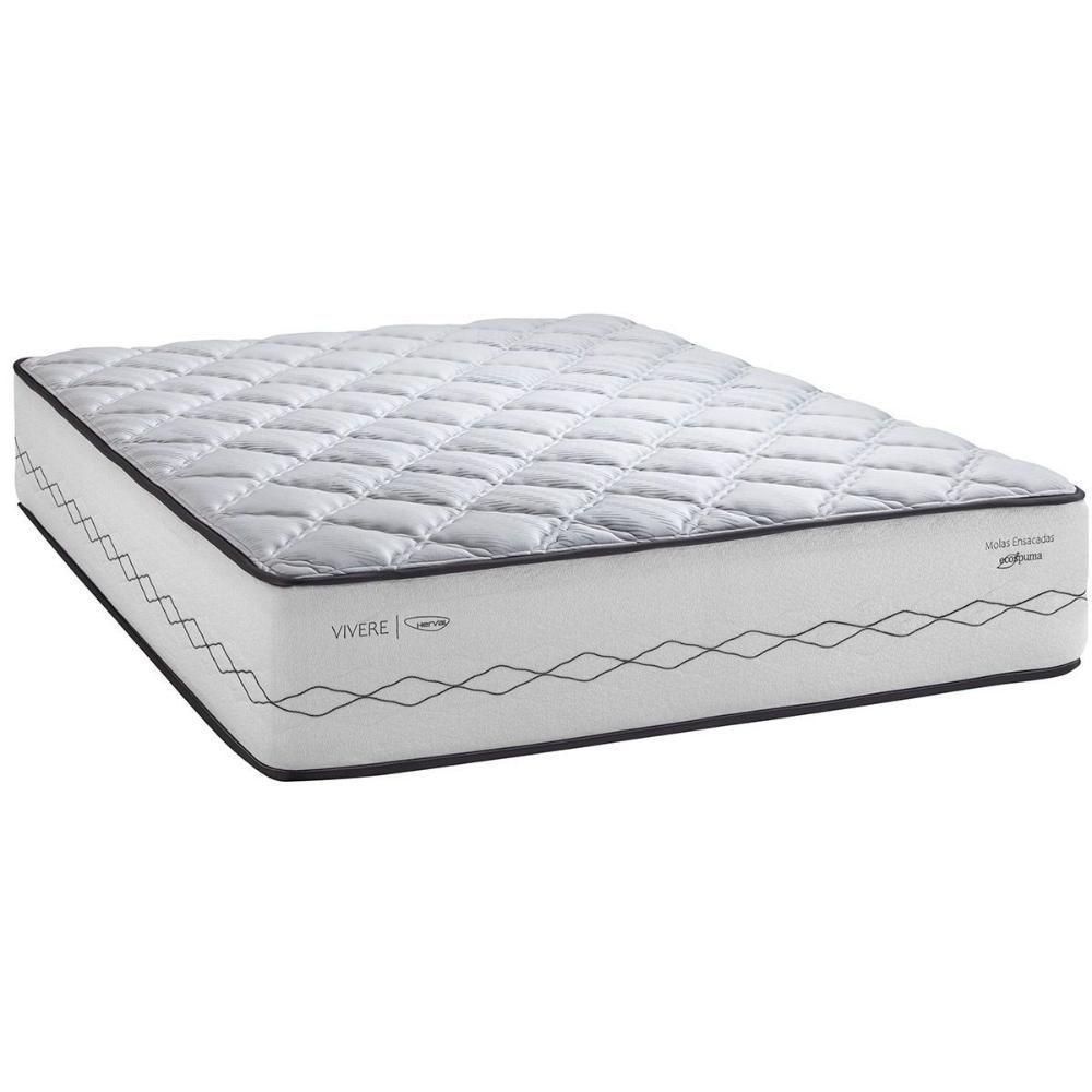 Colchão Casal Molas Superpocket Ensacadas Master C1721 One Side (138x188x37) - Herval - 1