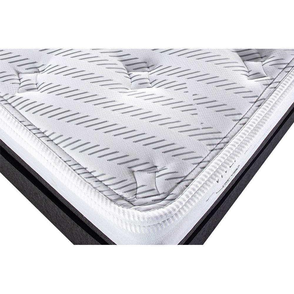 Conjunto Box Casal: Colchão Espuma Herval Georgetown C1620 Ergoplus + Base Crc Suede Gray (138x188x25) - 7