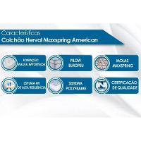 Cama Box Baú King: Colchão Molas Masterpocket Ensacadas Herval Maxspring American + Base Crc Suede Gray (193x203) - 5