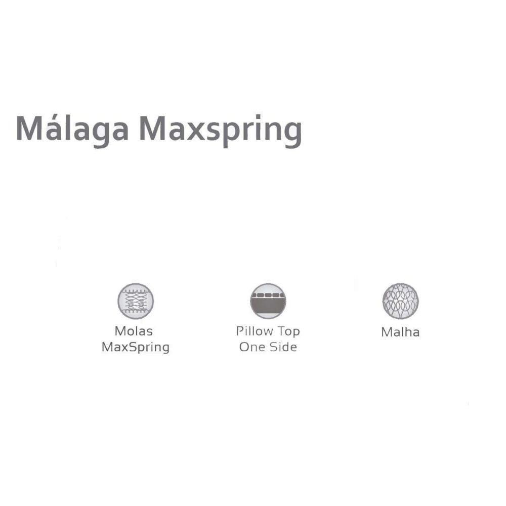 Cama Box Baú Casal: Colchão Molas Masterpocket Ensacadas Herval Maxspring Málaga + Base Crc Suede Black (138x188) - 2