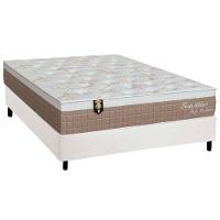 Cama Box Viúva: Colchão Molas Ensacadas Orthoflex Sensitive + Base Crc Courano White (128x188) - 1