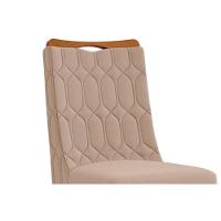 Kit 4 Cadeiras Sala Jantar Bia 4 Un Freijó Suede Kraft - 3