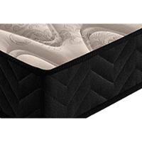 Conjunto Box Baú Queen: Colchão Molas Paropas D28 Pasquale Black + Base Crc Suede Black (158x198) - 6