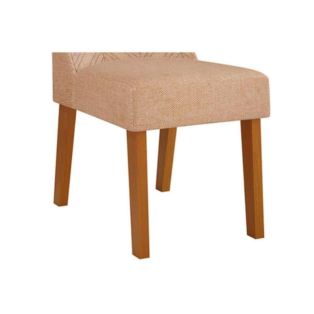 Kit 6 Cadeiras Sala Jantar Stela 6 Un Ipe Suede Kraft - 4