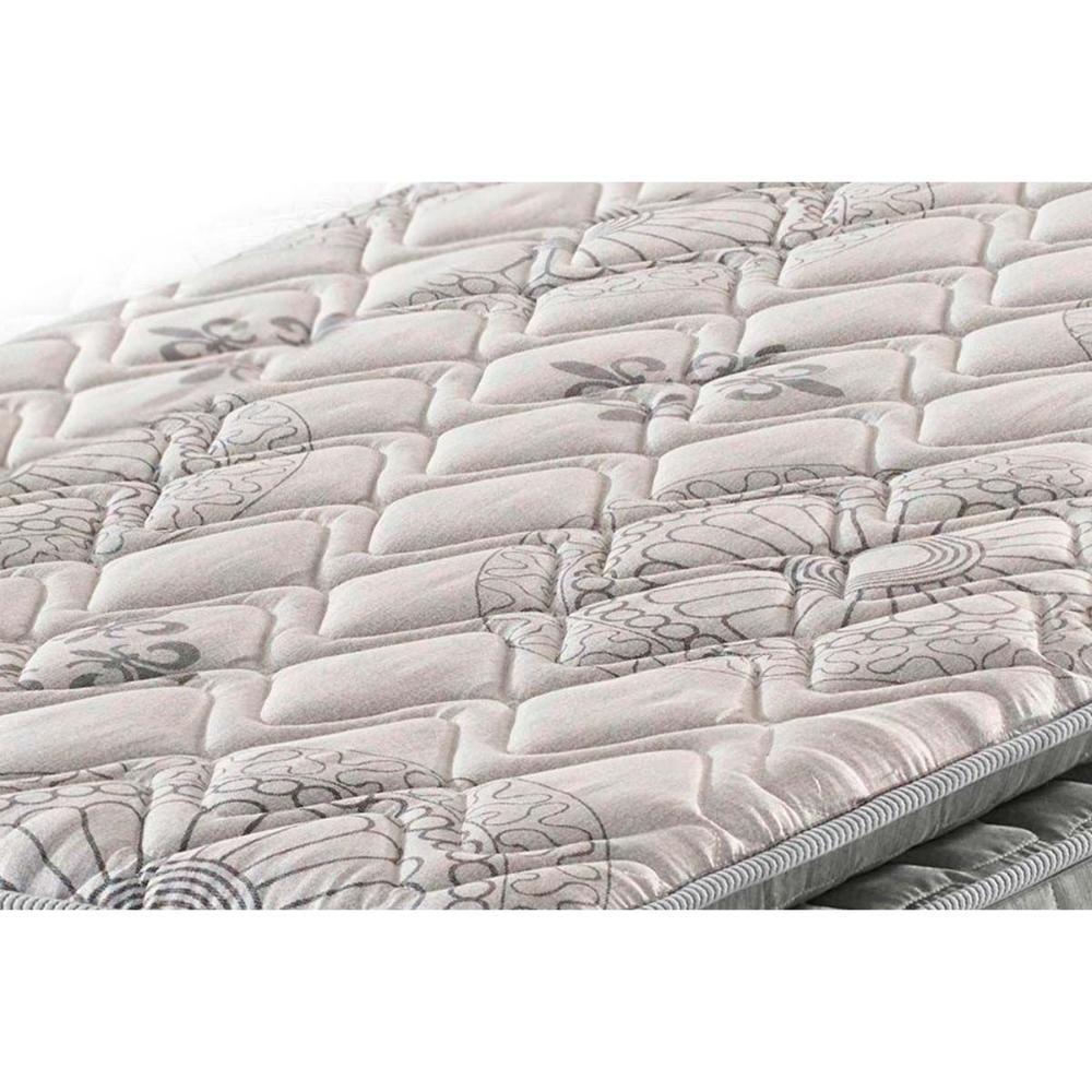 Cama Box Baú Casal: Colchão Espuma D33 Orthosono One Face + Base Crc Suede Black (138x188) - 6