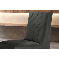 Kit 2 Cadeiras Sala Jantar Nevada 2 Un Madeira Capuccino Linho Bege Turim Rufato - 6