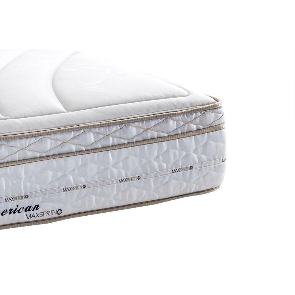 Cama Box Baú Solteiro: Colchão Molas Masterpocket Ensacadas Herval Maxspring American + Base Crc Suede Clean (88x188) - 6