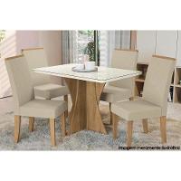 Kit 4 Cadeiras Sala Jantar 2cad142fr 4 Un Freijo Linho Cinza A056 - 3