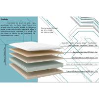 Conjunto Box Casal: Colchão Espuma Herval D33 - Ag 65 Feelcore + Base Crc Courano White (138x188) - 5