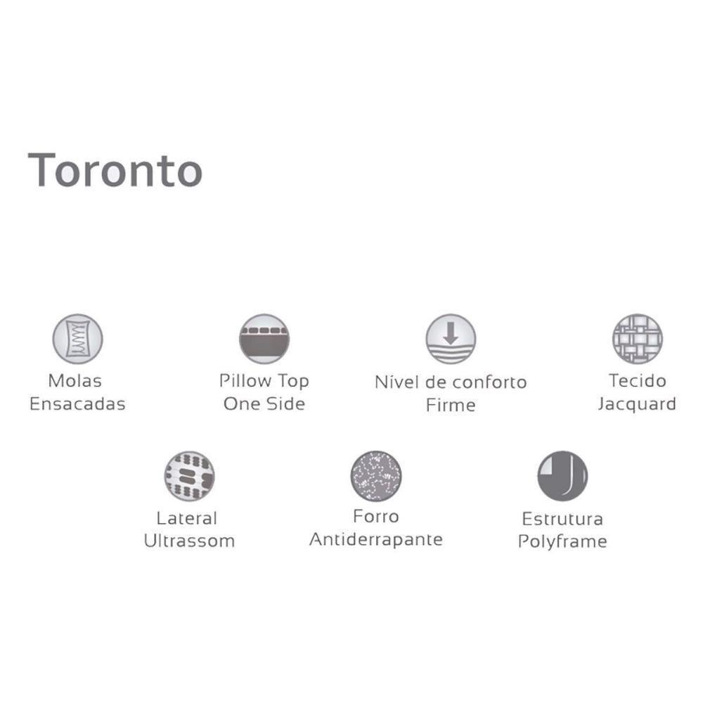 Cama Box Solteiro: Colchão Molas Masterpocket Ensacadas Herval Toronto + Base Crc Suede Brown (96x203) - 4