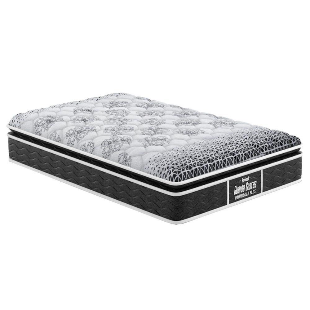 Colchão Solteiro Anatômico D28 - Guarda Costas Firmepedic Prómiddle Plus Pillow Top Black (88x188x28) - Probel - 1