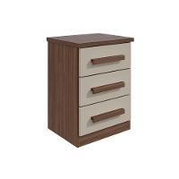 Mesa Cabeceira Infantil Baião Com 3 Gavetas Frassino Lopas - 9