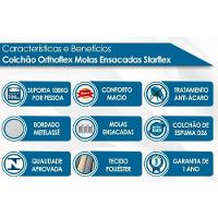 Colchão Solteirão Molas Ensacadas Masterpocket Starflex (96x203x22) - Orthoflex - 2