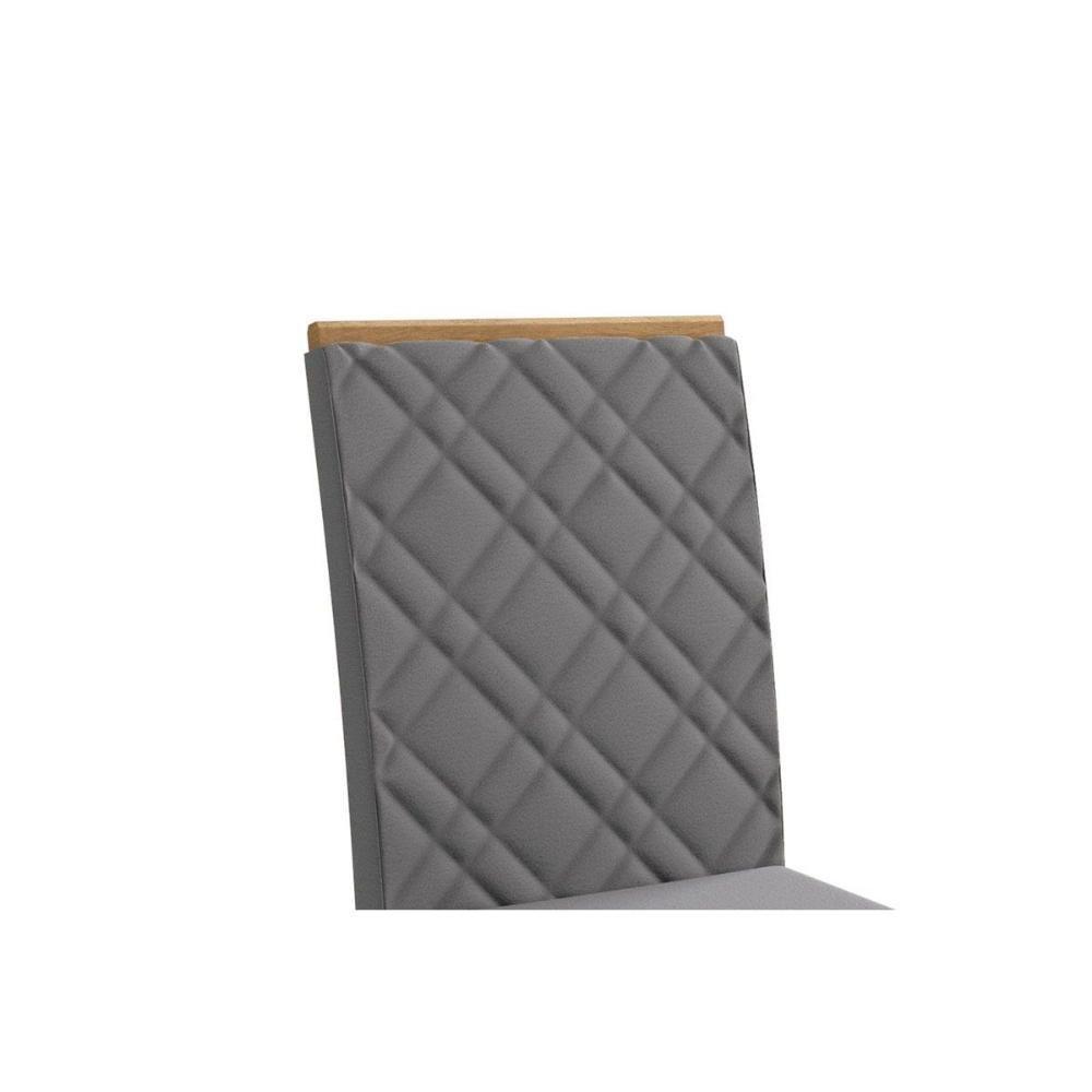 Kit 6 Cadeiras Sala Jantar 2cad149fr 6 Un Freijo Linho Cinza A056 - 3