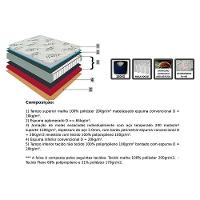 Colchão Casal Molas Ensacadas Masterpocket Pleasure Space Pillow Top (138x188x33) - Orthoflex