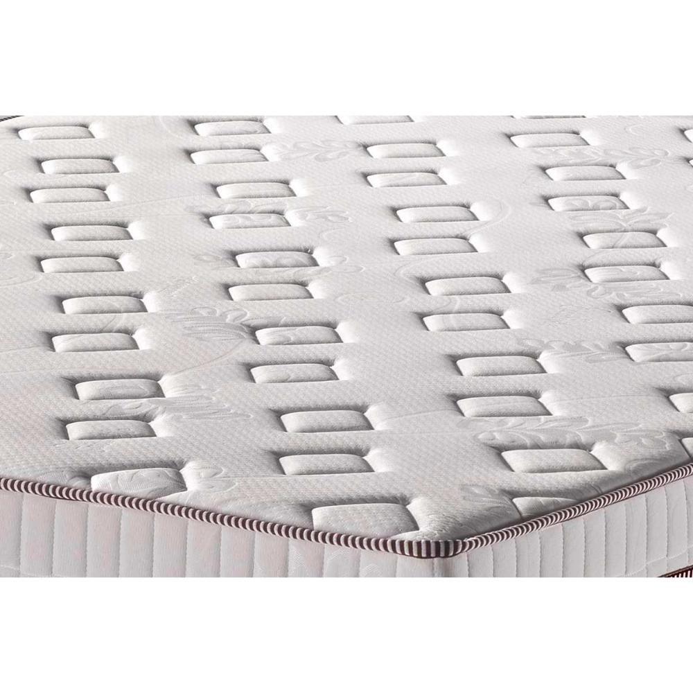 Cama Box Casal: Colchão Molas Masterpocket Ensacadas Polar Rubi + Base Crc Courano White (138x188) - 3