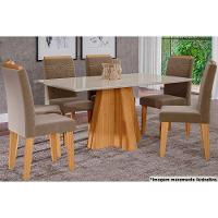 Kit 6 Cadeiras Sala Jantar Taís 6 Un Nature Joli Cimol - 5