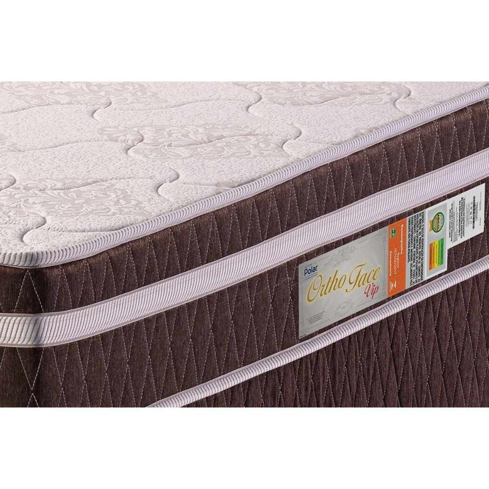 Colchão Queen Anatômico D28 - Orthoface Vip Euro Pillow Brown (158x198x25) - Polar - 2
