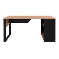 Mesa Notebook Escritório Me4182 160cm Amêndoa Preto Tecno Mobili - 8