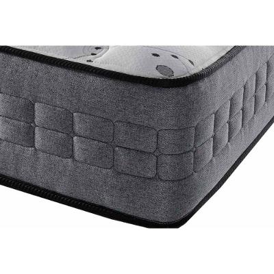 Cama Box Solteiro: Colchão Molas Masterpocket Ensacadas Versalhes + Base Crc Suede Gray (88x188)