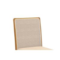 Kit 4 Cadeiras Sala Jantar Lara 4 Un Carvalho Bouclê Cinza Tela Grafite - 6