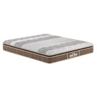Colchão King Anatômico D33 - Firmepedic Guarda Costas Próintense Plus Pillow Top Brown (193x203x28) - Probel - 1